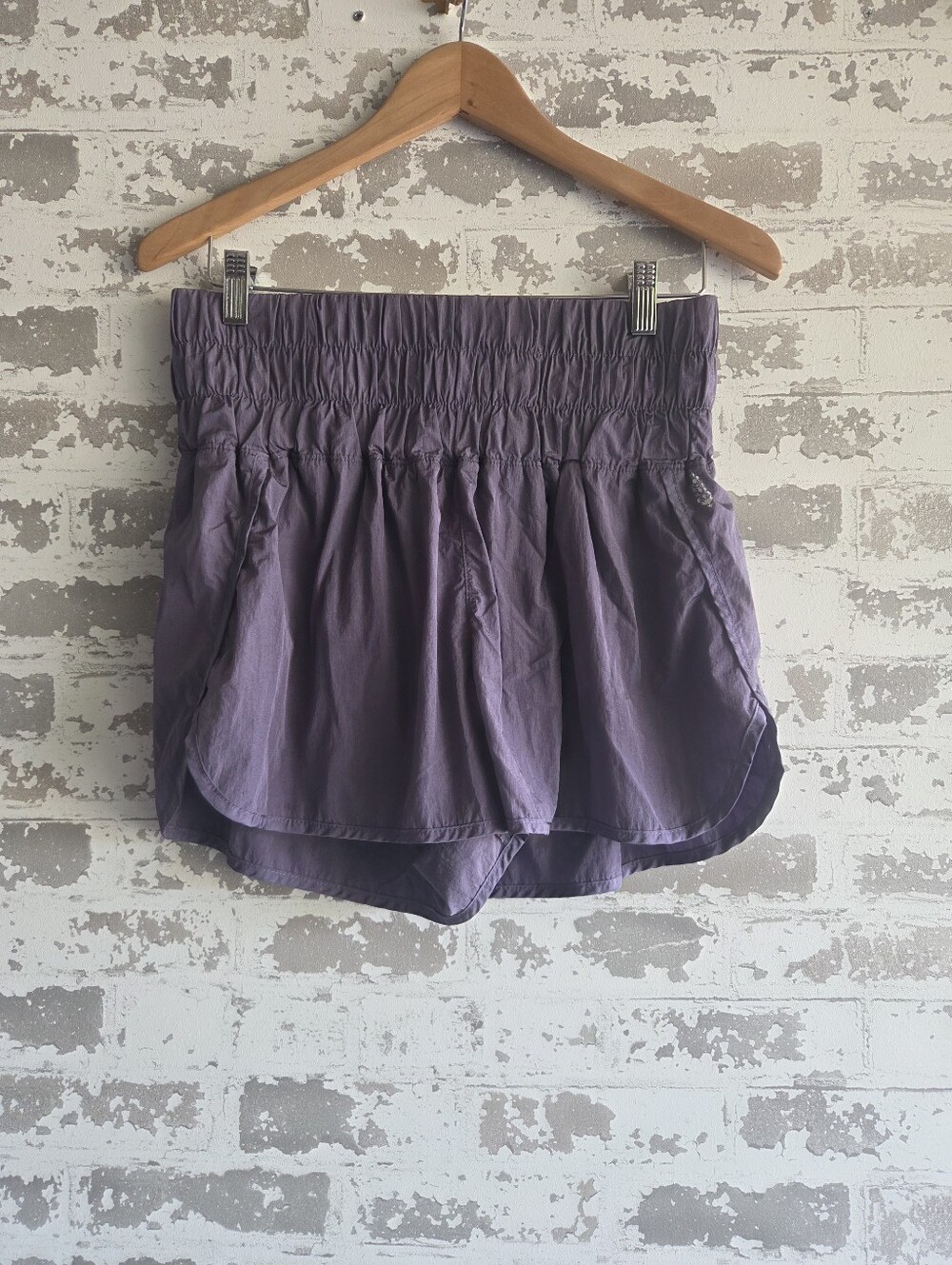 FP Movement Free People The Way Home High Rise Shorts Purple Size Large